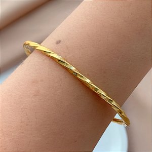 PULSEIRA ARO FIO TUBO FOLHEADO A OURO 18K⭐️